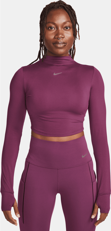Fioletowa bluzka Nike z długim rękawem