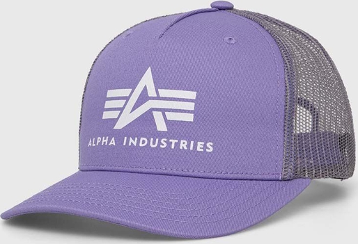 Fioletowa czapka Alpha Industries