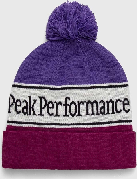 Fioletowa czapka Peak performance