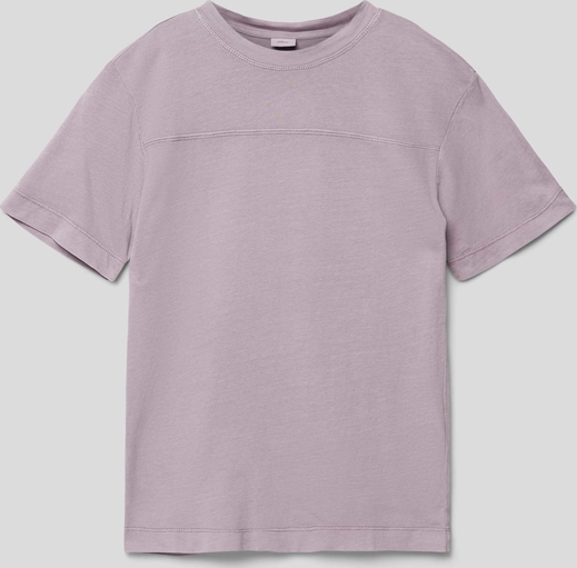 Fioletowa koszulka dziecięca S.Oliver z tkaniny dla chłopców