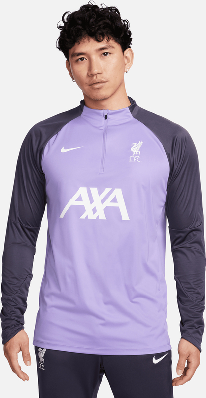 Fioletowa koszulka z długim rękawem Nike z długim rękawem w sportowym stylu