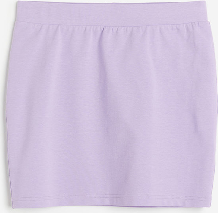 Fioletowa spódnica H & M mini w stylu casual z dżerseju
