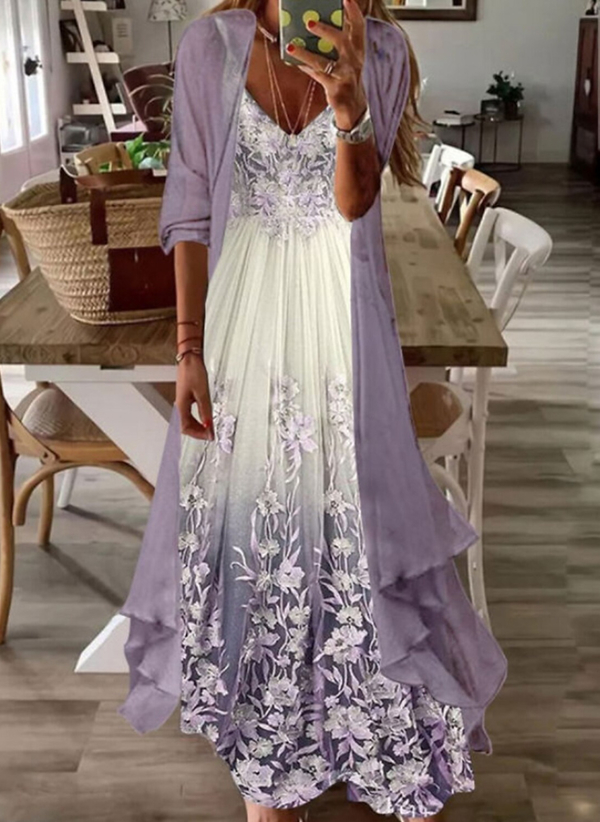 Fioletowa sukienka Attirra