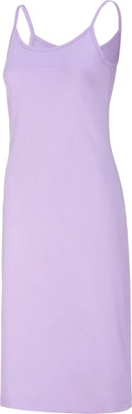 Fioletowa sukienka Champion z dekoltem w kształcie litery v mini na ramiączkach