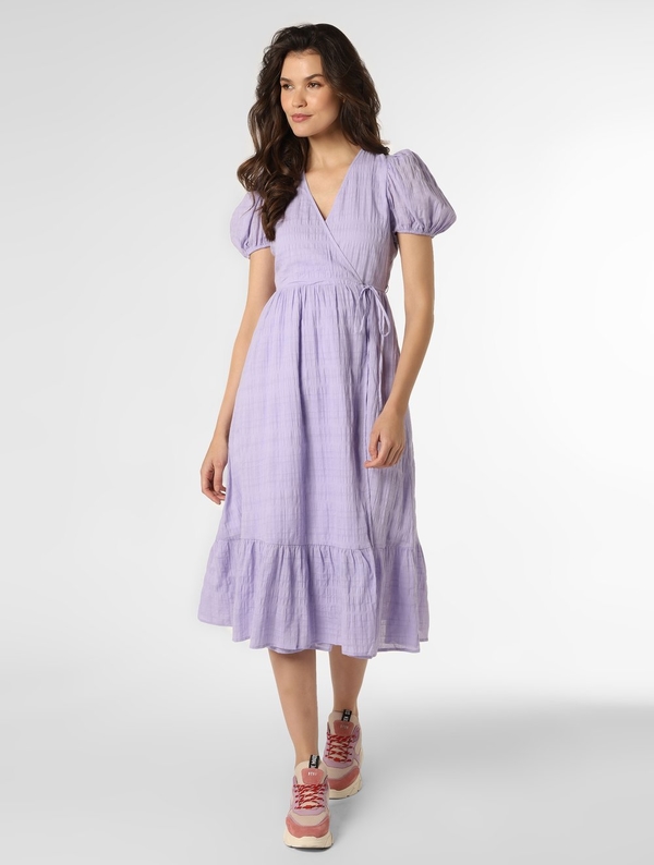 Fioletowa sukienka EDITED z bawełny