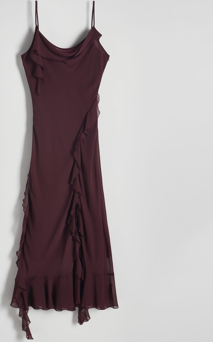 Fioletowa sukienka Reserved bez rękawów w sportowym stylu