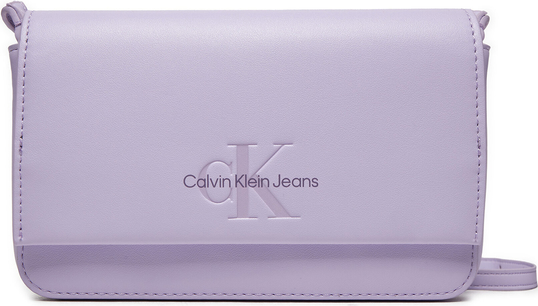 Fioletowa torebka Calvin Klein matowa