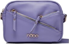 Fioletowa torebka NOBO w młodzieżowym stylu matowa średnia