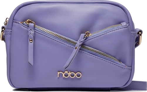 Fioletowa torebka NOBO w młodzieżowym stylu na ramię matowa