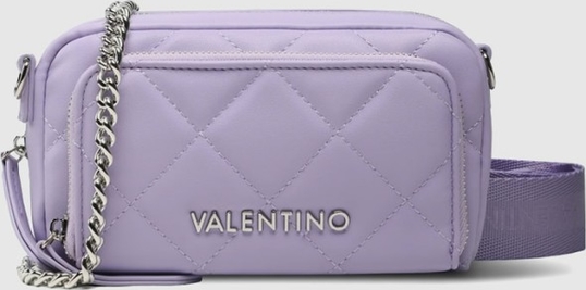 Fioletowa torebka Valentino by Mario Valentino na ramię