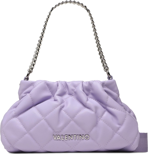 Fioletowa torebka Valentino matowa średnia