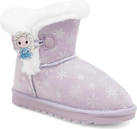 Fioletowe buty dziecięce zimowe eobuwie.pl dla dziewczynek