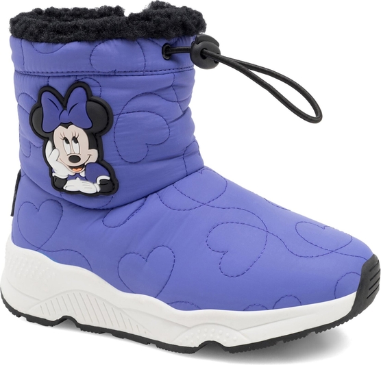 Fioletowe buty dziecięce zimowe Mickey&Friends sznurowane