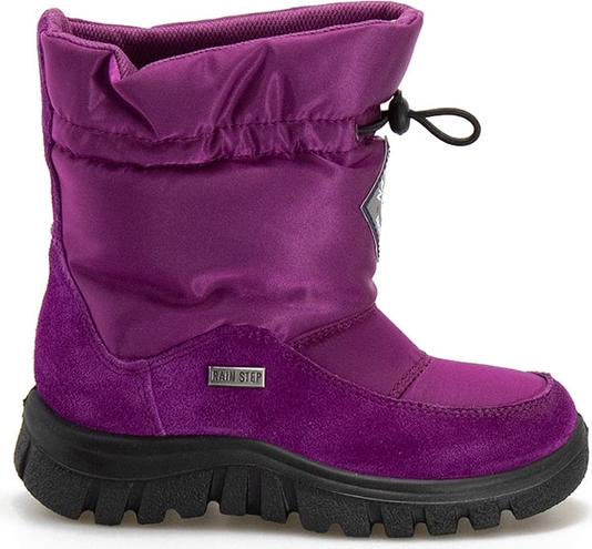 Fioletowe buty dziecięce zimowe Naturino
