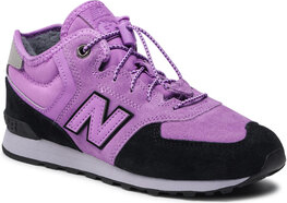 Fioletowe buty sportowe dziecięce New Balance sznurowane