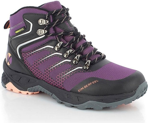 Fioletowe buty trekkingowe Kimberfeel sznurowane