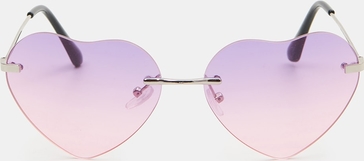 Fioletowe okulary damskie Sinsay