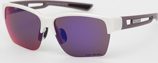 Fioletowe okulary damskie Uvex