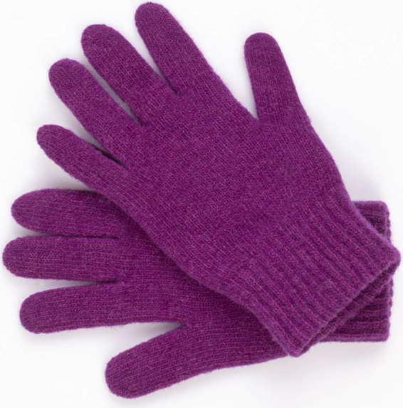 Fioletowe rękawiczki Kamea