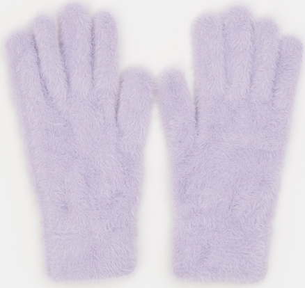 Fioletowe rękawiczki Sinsay