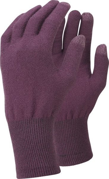 Fioletowe rękawiczki Trekmates