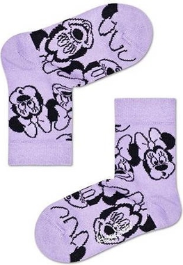 Fioletowe skarpetki Happy Socks dla dziewczynek