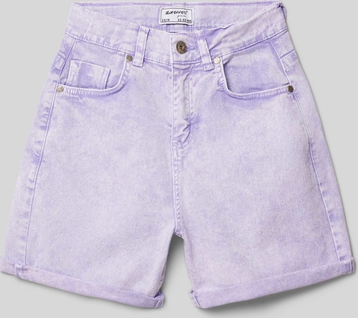 Fioletowe spodenki dziecięce Blue Effect z jeansu