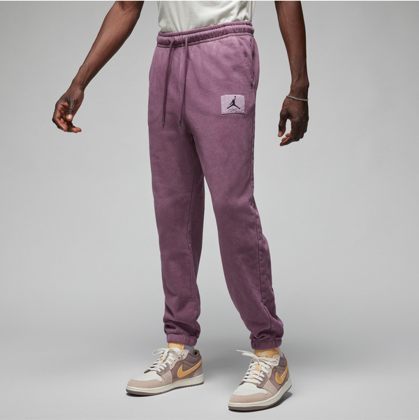 Fioletowe spodnie Jordan w stylu vintage z dresówki