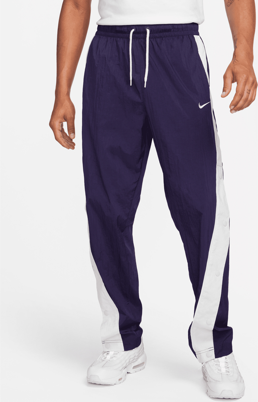 Fioletowe spodnie Nike z tkaniny
