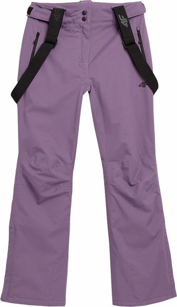 Fioletowe spodnie sportowe 4F w sportowym stylu