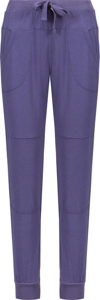 Fioletowe spodnie sportowe Deha z dresówki