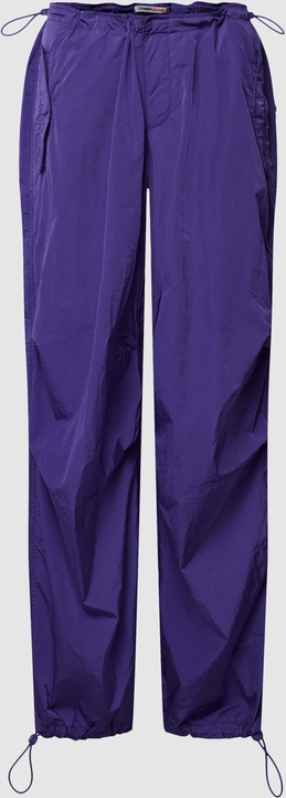 Fioletowe spodnie Tommy Jeans w stylu retro