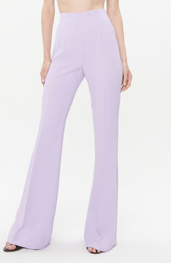 Fioletowe spodnie Twinset w stylu retro