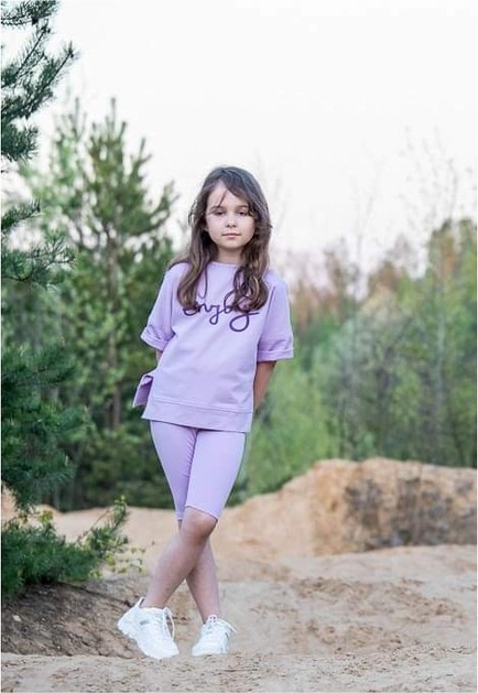 Fioletowy komplet dziecięcy Petit Boutique - Moda Dziecięca