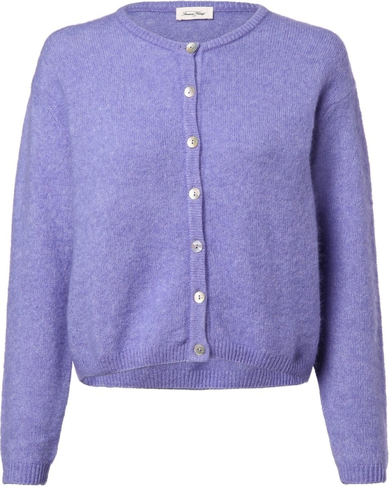Fioletowy sweter American Vintage w stylu vintage z wełny