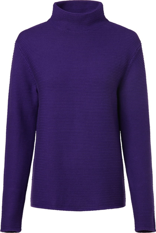Fioletowy sweter Franco Callegari w stylu casual