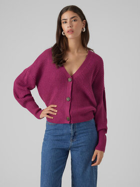 Fioletowy sweter Vero Moda w stylu casual
