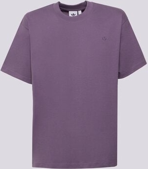 Fioletowy t-shirt Adidas w stylu casual