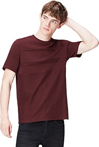 Fioletowy t-shirt amazon.de z krótkim rękawem
