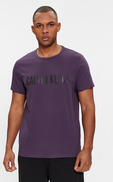 Fioletowy t-shirt Calvin Klein Underwear