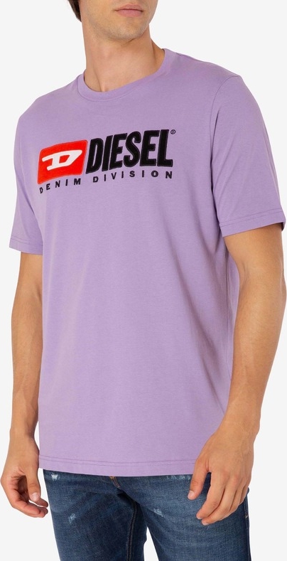 Fioletowy t-shirt Diesel