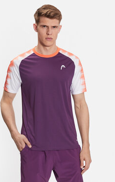 Fioletowy t-shirt Head w sportowym stylu