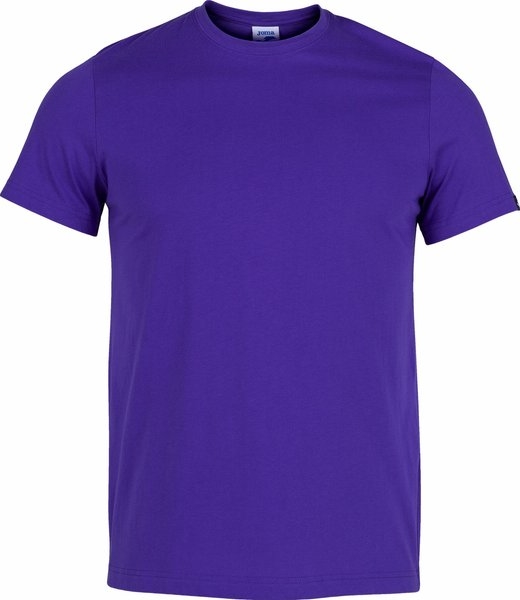 Fioletowy t-shirt Joma w sportowym stylu z krótkim rękawem