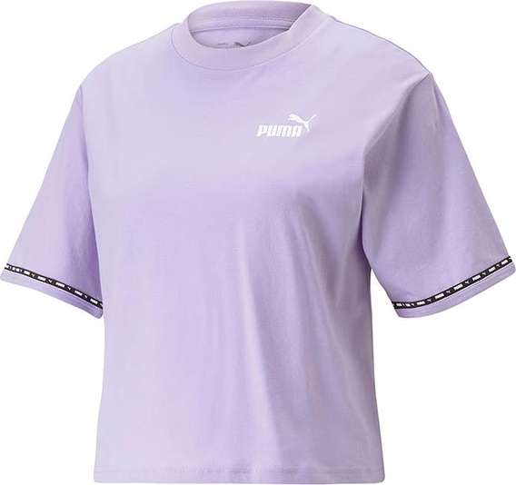Fioletowy t-shirt Puma
