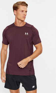 Fioletowy t-shirt Under Armour z krótkim rękawem