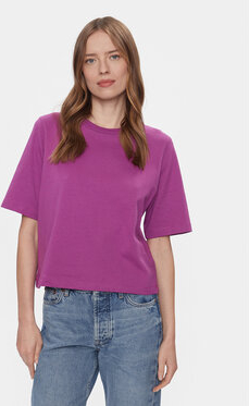 Fioletowy t-shirt United Colors Of Benetton z krótkim rękawem