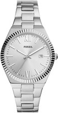 Fossil Zegarek Scarlette ES5300 Srebrny