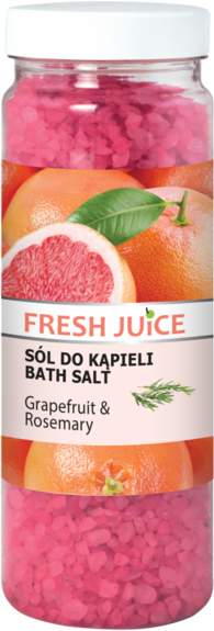 Fresh Juice, sól do kąpieli Grapefruit &amp; Rosemary, 700g