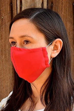 Galante Towary Maska z kieszonką na filtr/czerwona