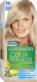 Garnier, Color Naturals, farba do włosów, 111 jasny popielaty blond